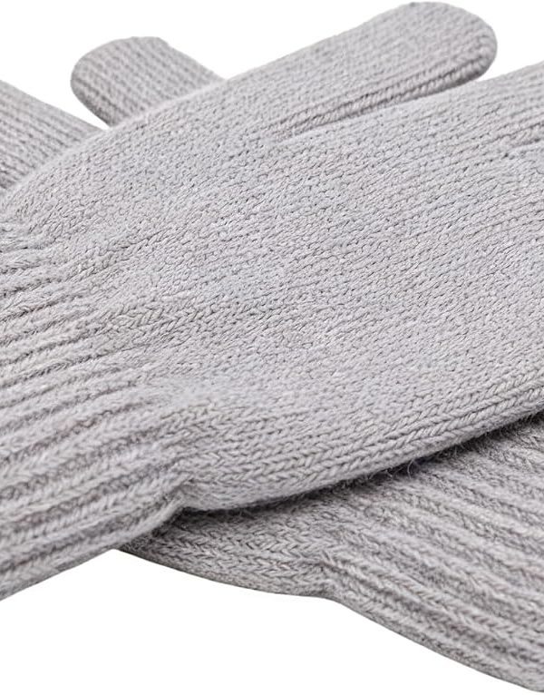 Full Finger Winter Knit Gloves with Fleece Lining