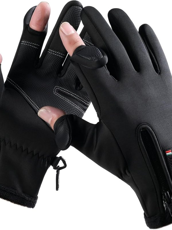 Windproof Touch Screen Anti Slip Gloves with Waterproof Membrane