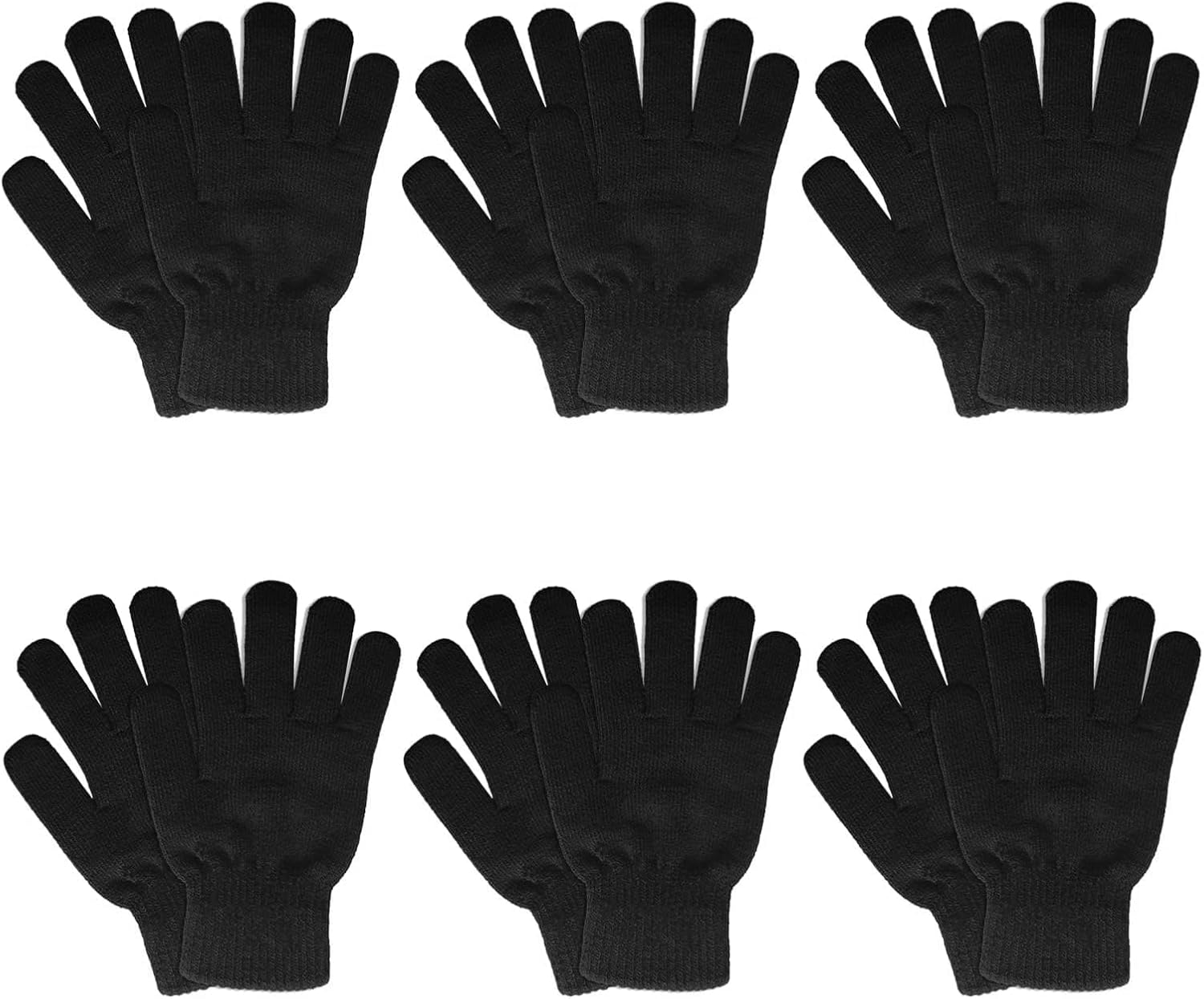 Acrylic Knit Winter Gloves