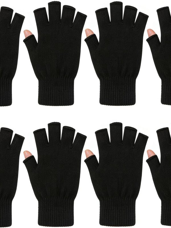 Half Finger Gloves with No Finger Tips