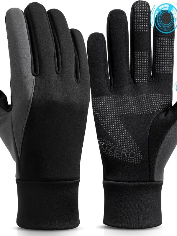 Windproof Water Resistant Touchscreen Gloves with Polar Fleece