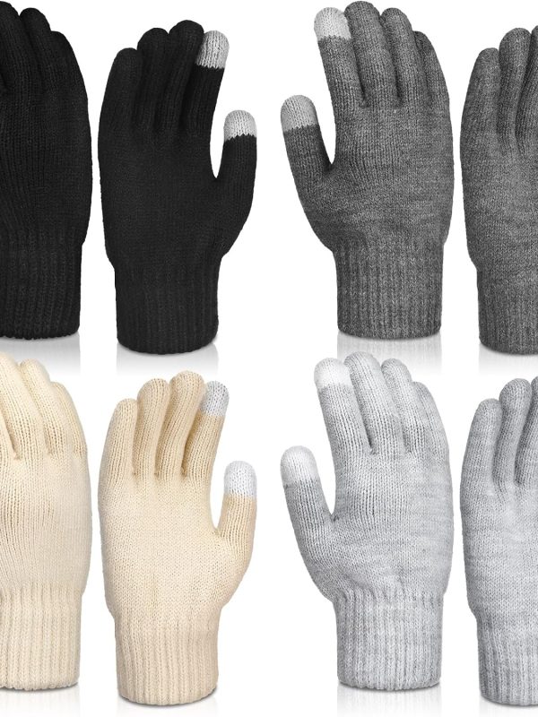 Alpaca Wool Gloves with Touchscreen